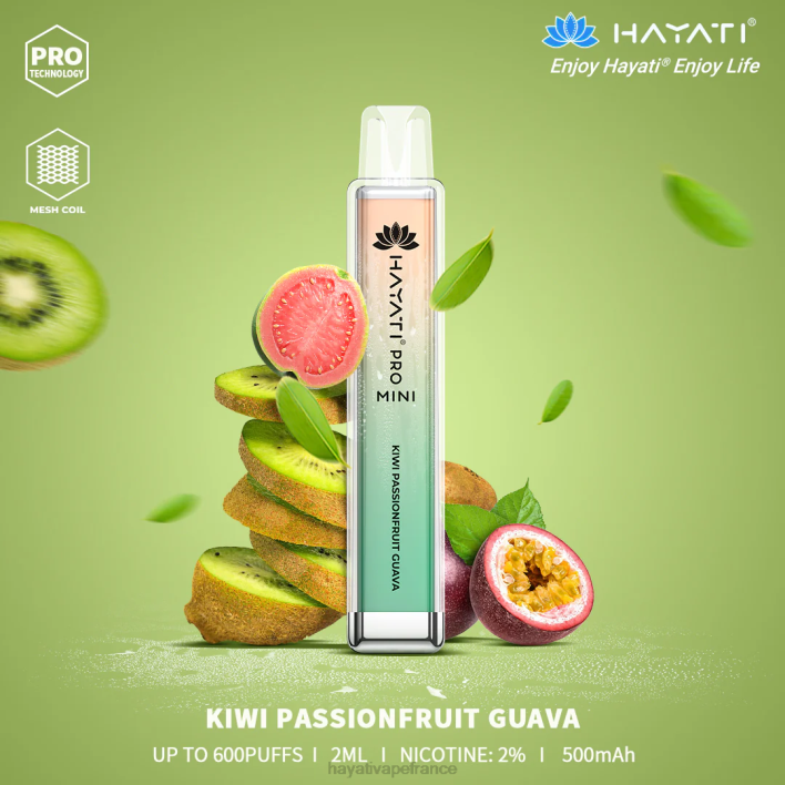 kiwi, fruit de la passion, cuava