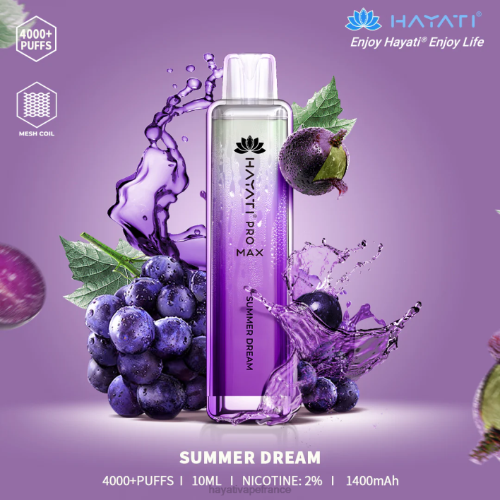 FD4H124 - Hayati store France rêve dété Hayati Pro Max jetable
