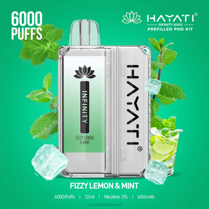 citron pétillant et menthe