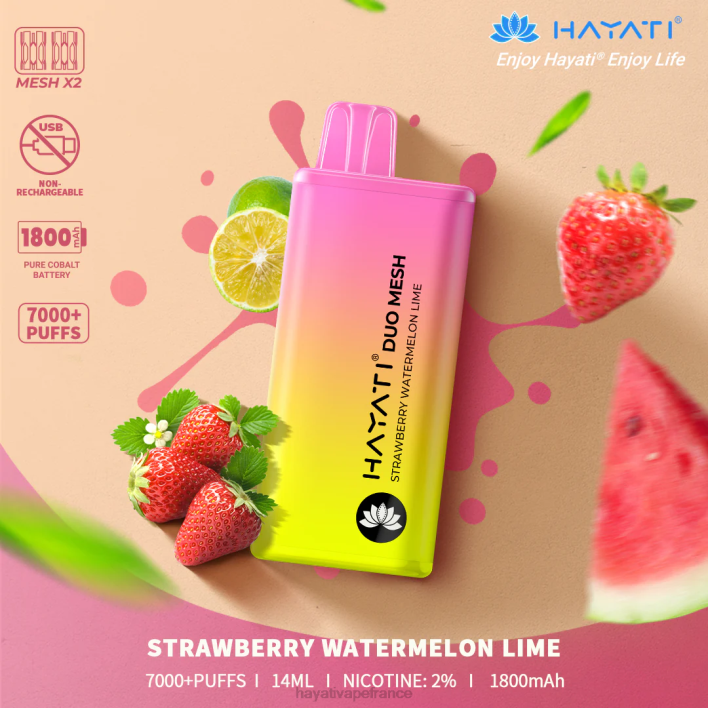 fraise pastèque citron vert