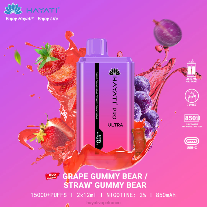 ours gommeux aux raisins/ours gommeux aux fraises