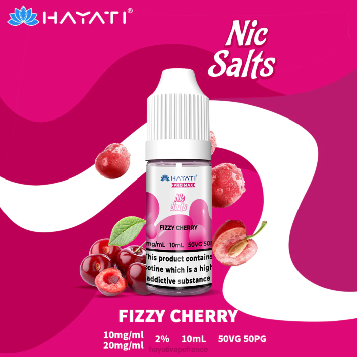 FD4H238 - Hayati vape near me cerise pétillante Hayati Pro Max sels de nicotine