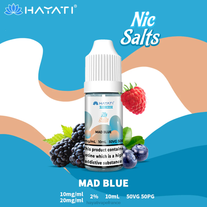 FD4H243 - Hayati price France bleu fou Hayati Pro Max sels de nicotine