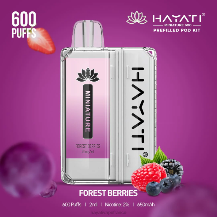 FD4H34 - Hayati store France baies forestières Hayati Miniature 600 kits de dosettes