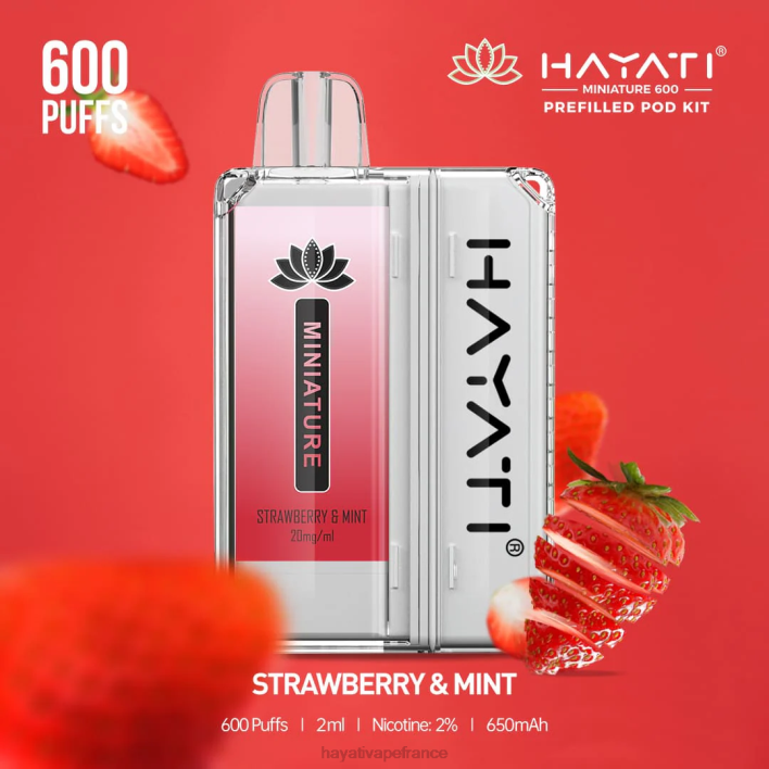 fraise et menthe