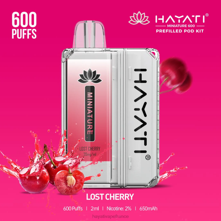 FD4H40 - Hayati Paris cerise perdue Hayati Miniature 600 kits de dosettes