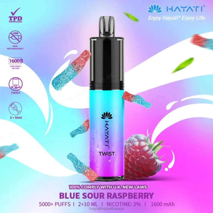 framboise bleue aigre