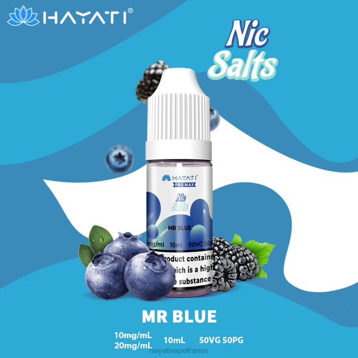 FD4H251 - Hayati vape France monsieur bleu Hayati Pro Max sels de nicotine