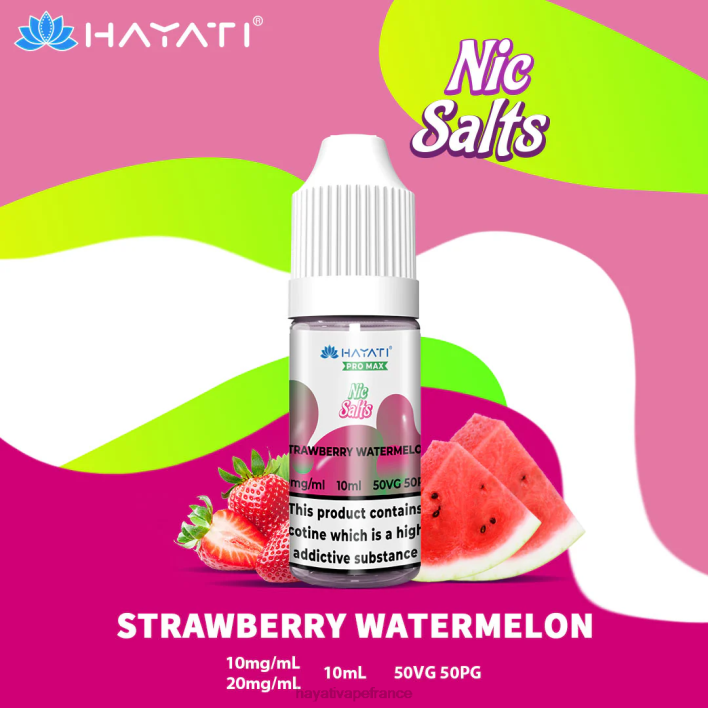FD4H254 - Hayati store France pastèque fraise Hayati Pro Max sels de nicotine