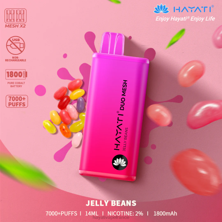 FD4H172 - Hayati vape review bonbons à la gelée Hayati Duo Mesh jetable