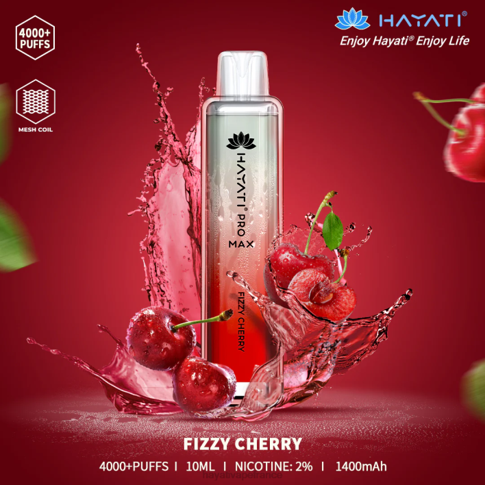 FD4H103 - Hayati price France cerise pétillante Hayati Pro Max jetable