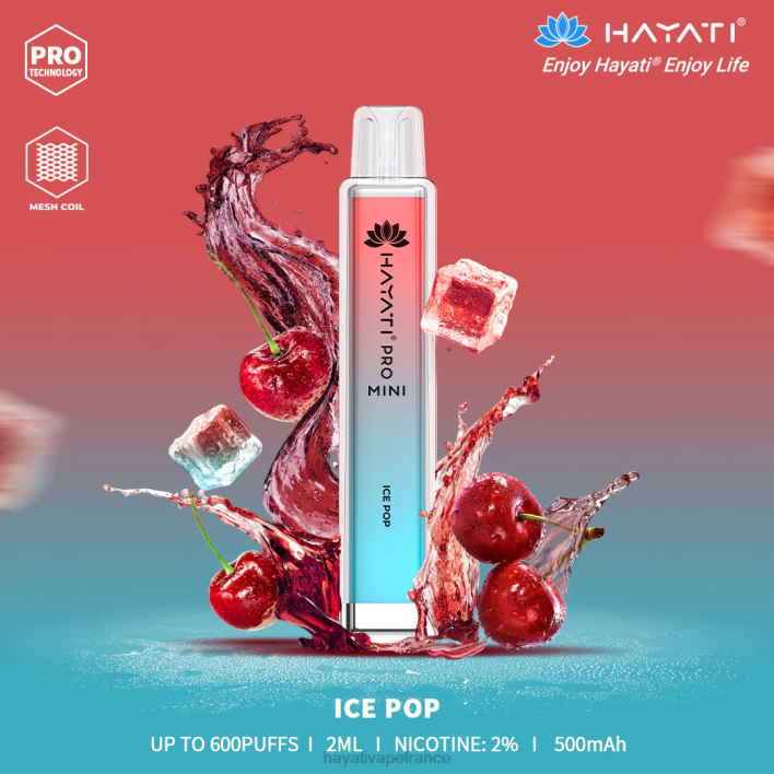 FD4H18 - Hayati vape near me sucette glacée Hayati Pro Mini jetable