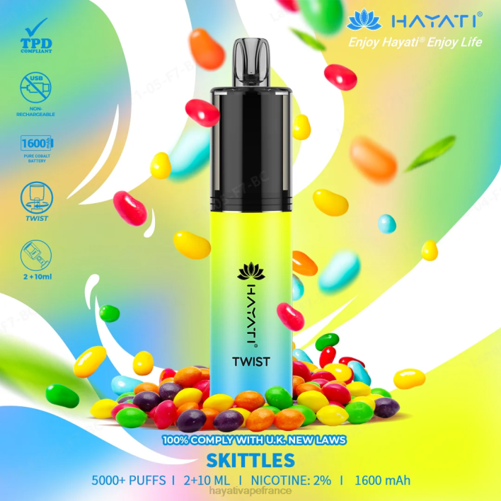 FD4H80 - Hayati Paris jeu de quilles Hayati Twist jetable