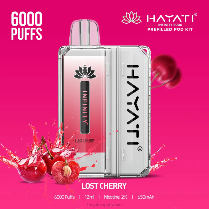 FD4H154 - Hayati store France cerise perdue Hayati Infinity 6000 kits de dosettes